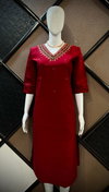 FF Roman Silk Straight Cut Designer Kurtis Catalog